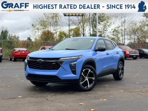 Blue 2024 Chevrolet Trax 1RS for sale in Davison, MI