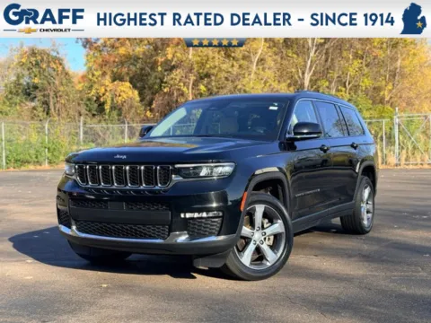 Black 2021 Jeep Grand Cherokee L Limited for sale in Davison, MI