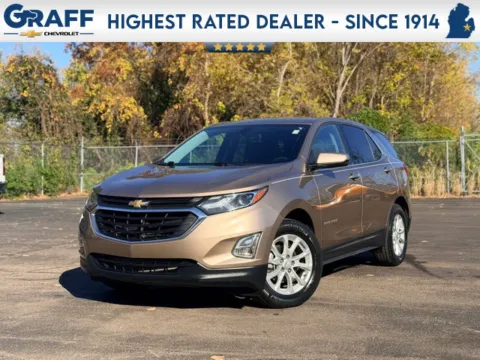 Beige 2018 Chevrolet Equinox LT for sale in Davison, MI