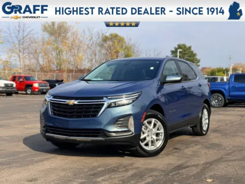 Blue 2024 Chevrolet Equinox LT for sale in Davison, MI