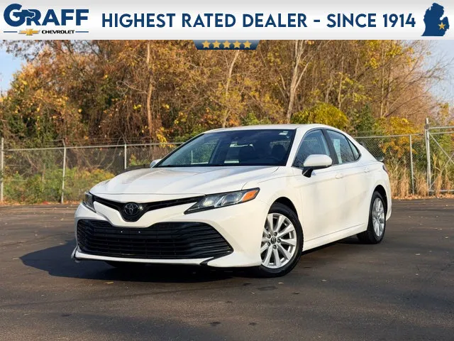 White 2020 Toyota Camry LE for sale in Davison, MI