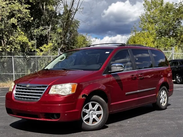 Red 2010 Chrysler Town & Country Touring Plus for sale in Davison, MI