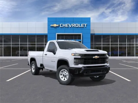 White 2025 Chevrolet Silverado 2500HD Work Truck for sale in Davison, MI
