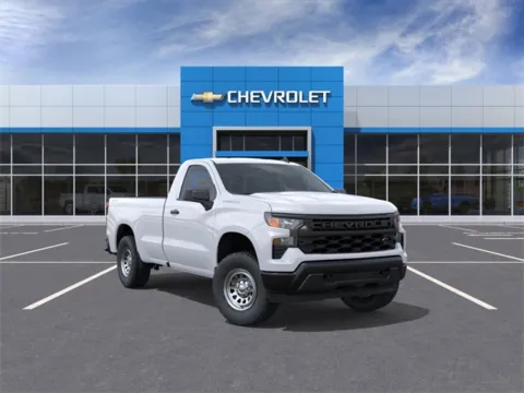 White 2025 Chevrolet Silverado 1500 WT for sale in Davison, MI
