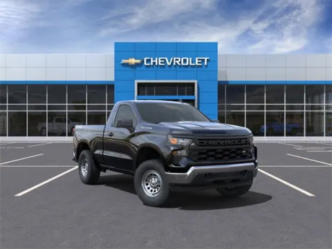 Black 2025 Chevrolet Silverado 1500 WT for sale in Davison, MI