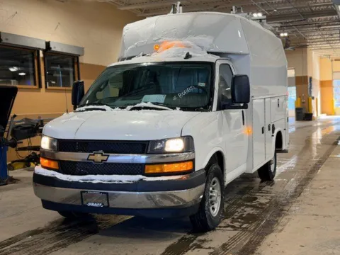 White 2025 Chevrolet Express 3500 Work Van for sale in Davison, MI