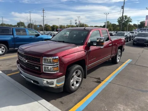 Red 2015 Chevrolet Silverado 1500 LTZ for sale in Davison, MI