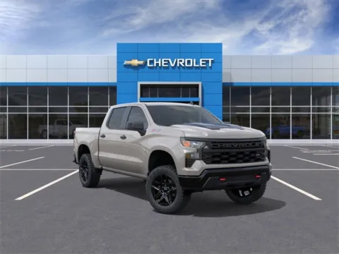 White 2026 Chevrolet Silverado 1500 Custom Trail Boss for sale in Davison, MI