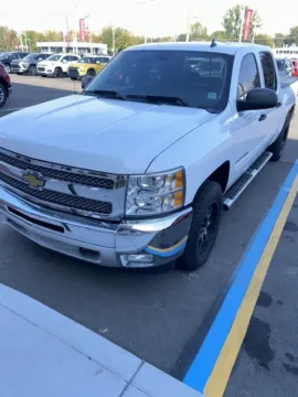 White 2013 Chevrolet Silverado 1500 LT for sale in Davison, MI