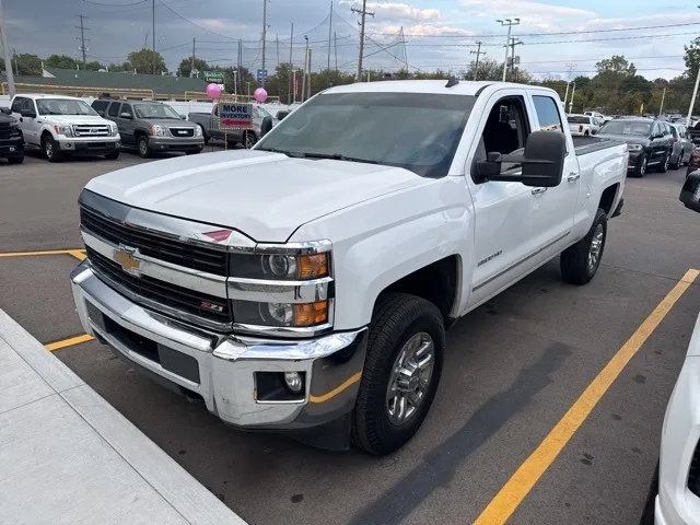 White 2015 Chevrolet Silverado 2500HD LTZ for sale in Davison, MI