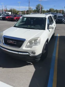 White 2009 GMC Acadia SLT-1 for sale in Davison, MI