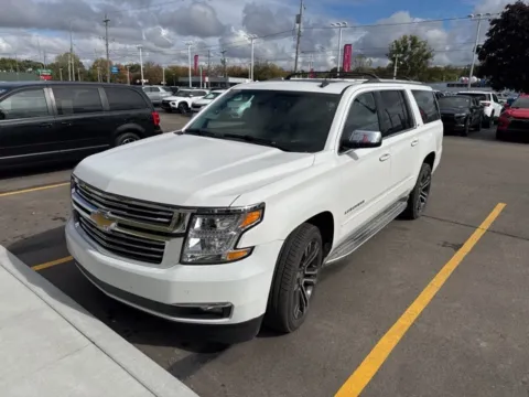 White 2015 Chevrolet Suburban LTZ for sale in Davison, MI
