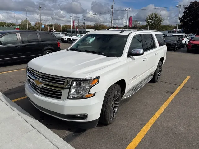 White 2015 Chevrolet Suburban LTZ for sale in Davison, MI