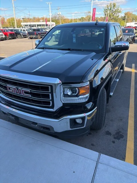 Black 2015 GMC Sierra 1500 SLT for sale in Davison, MI