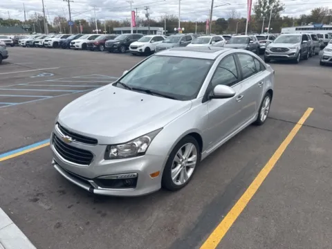 Silver 2015 Chevrolet Cruze LTZ for sale in Davison, MI