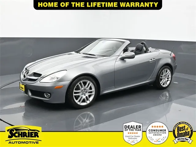 Gray 2009 Mercedes-Benz SLK 300 for sale in Omaha, NE