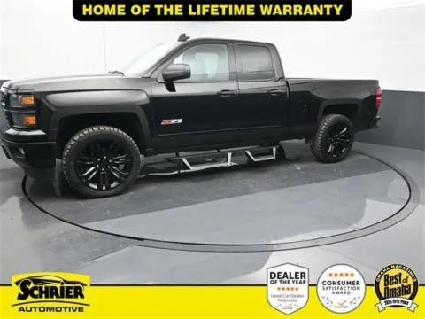 Black 2015 Chevrolet Silverado 1500 LT for sale in Omaha, NE