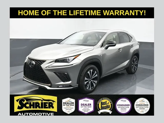 Silver 2020 Lexus NX 300 F Sport for sale in Omaha, NE