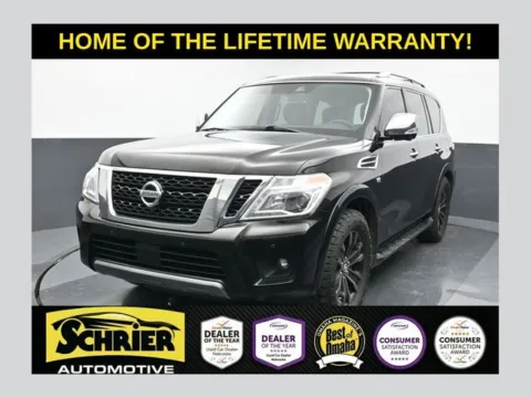 Black 2020 Nissan Armada Platinum for sale in Omaha, NE