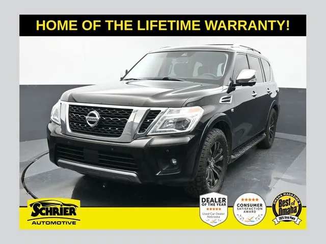 Black 2020 Nissan Armada Platinum for sale in Omaha, NE