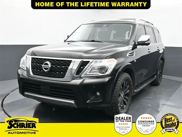 Black 2020 Nissan Armada Platinum for sale in Omaha, NE