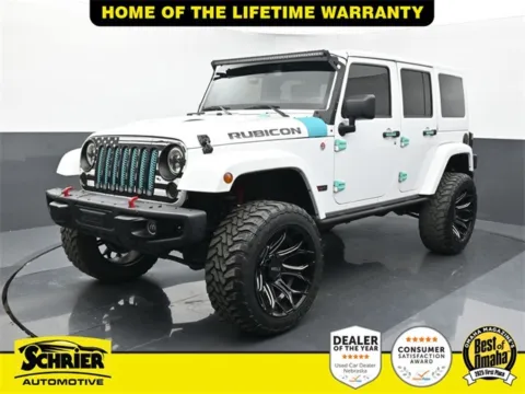 White 2013 Jeep Wrangler Unlimited Rubicon for sale in Omaha, NE