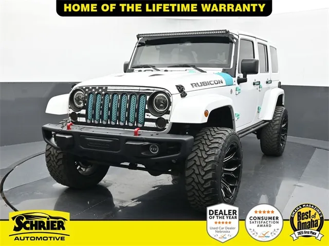 White 2013 Jeep Wrangler Unlimited Rubicon for sale in Omaha, NE