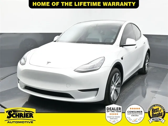 White 2021 Tesla Model Y Long Range for sale in Omaha, NE
