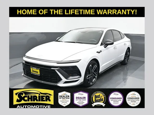 White 2025 Hyundai Sonata N Line for sale in Omaha, NE