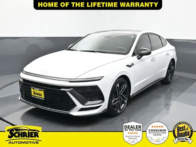 White 2025 Hyundai Sonata N Line for sale in Omaha, NE
