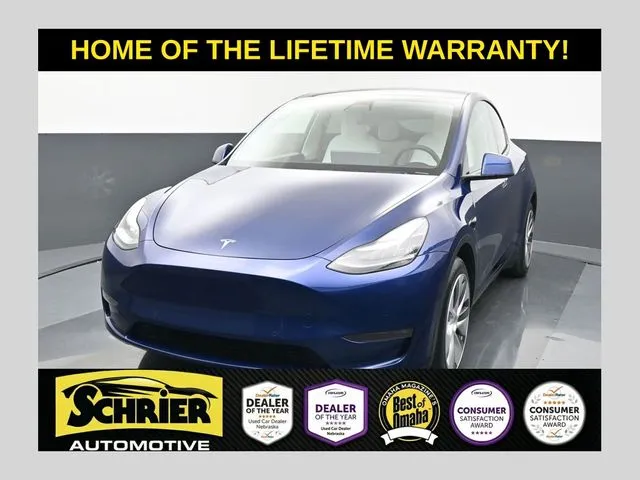Blue 2021 Tesla Model Y Long Range for sale in Omaha, NE
