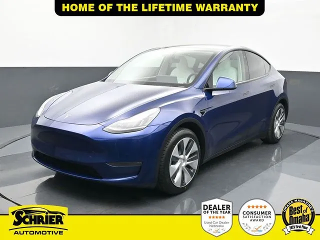 Blue 2021 Tesla Model Y Long Range for sale in Omaha, NE