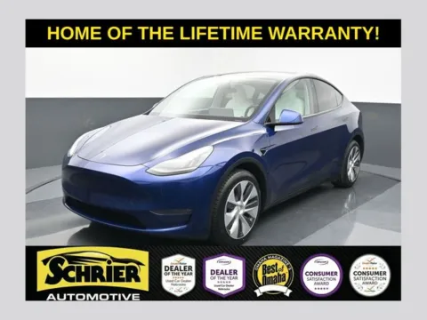 Blue 2021 Tesla Model Y Long Range for sale in Omaha, NE