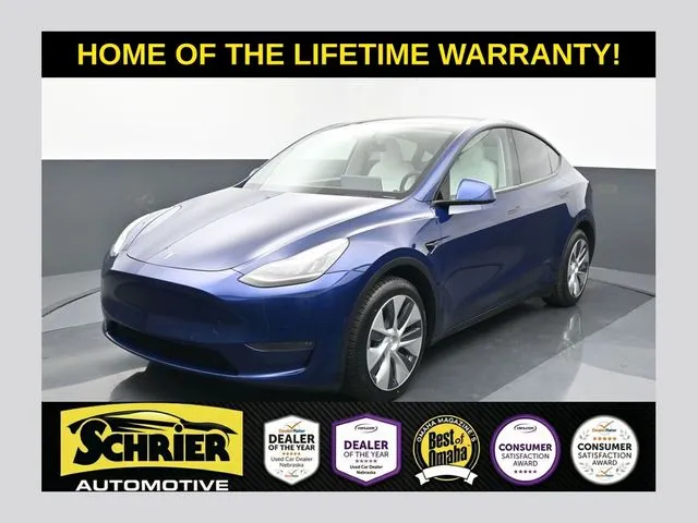 Blue 2021 Tesla Model Y Long Range for sale in Omaha, NE