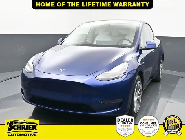 Blue 2021 Tesla Model Y Long Range for sale in Omaha, NE