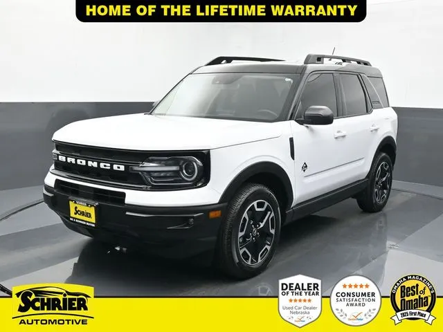 White 2024 Ford Bronco Sport Outer Banks for sale in Omaha, NE