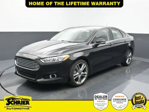 Black 2013 Ford Fusion Titanium for sale in Omaha, NE