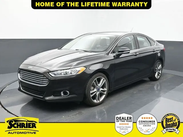 Black 2013 Ford Fusion Titanium for sale in Omaha, NE