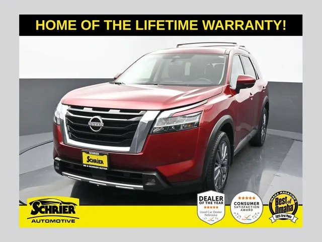 Red 2024 Nissan Pathfinder SL for sale in Omaha, NE