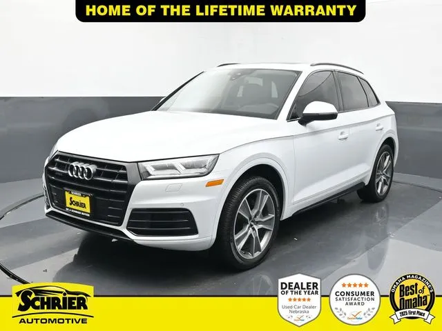 White 2019 Audi Q5 2.0T Premium Plus for sale in Omaha, NE