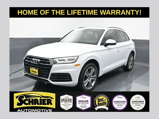 White 2019 Audi Q5 2.0T Premium Plus for sale in Omaha, NE