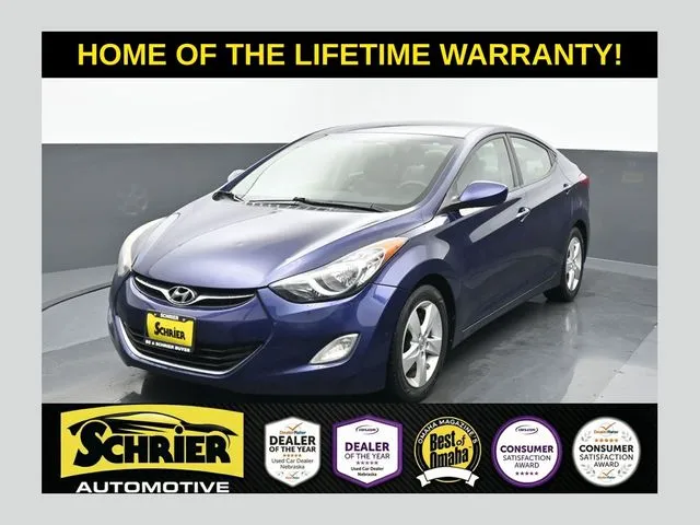 Blue 2012 Hyundai Elantra GLS for sale in Omaha, NE