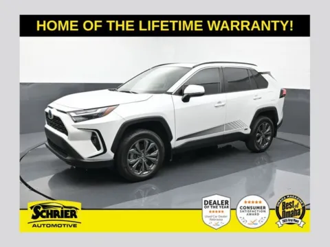 Red 2024 Toyota RAV4 Hybrid XLE Premium for sale in Omaha, NE