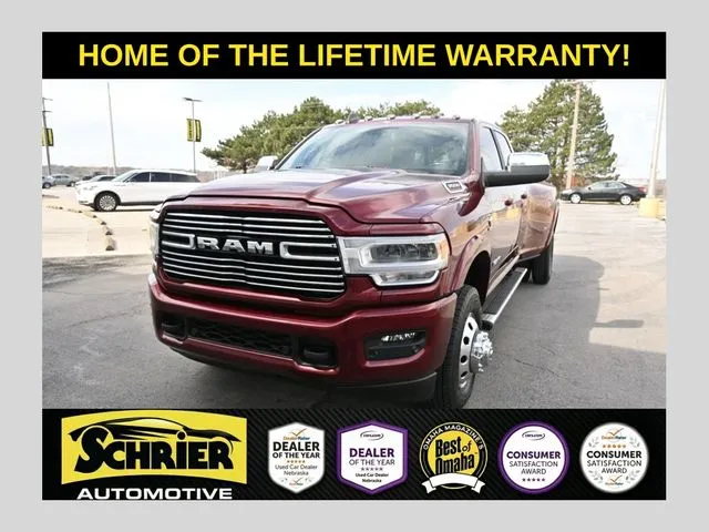 Red 2020 Ram 3500 Laramie for sale in Omaha, NE