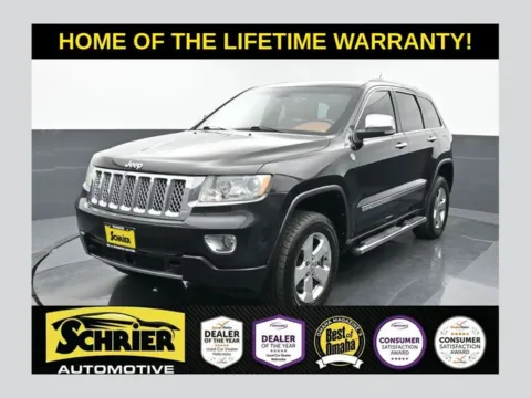 Black 2012 Jeep Grand Cherokee Overland for sale in Omaha, NE