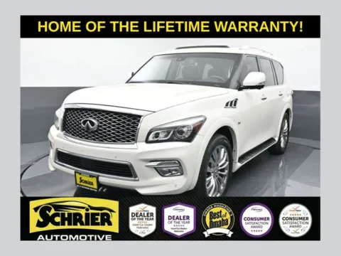 White 2015 INFINITI QX80 for sale in Omaha, NE