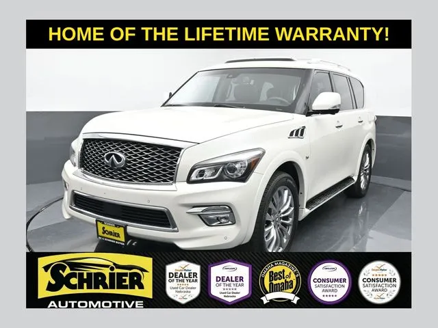 White 2015 INFINITI QX80 for sale in Omaha, NE