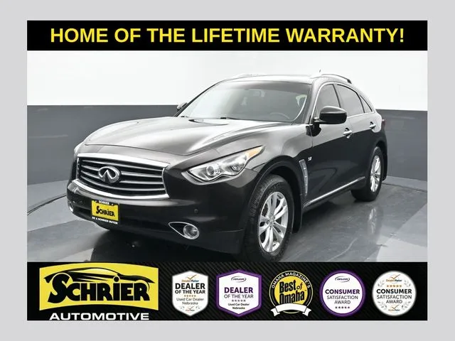 Black 2015 INFINITI QX70 for sale in Omaha, NE