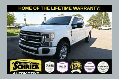 White 2022 Ford F-350SD Platinum for sale in Omaha, NE