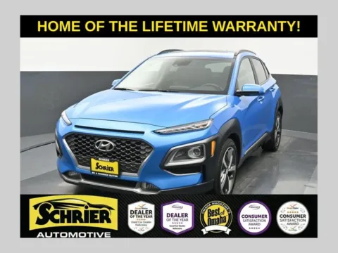 Blue 2020 Hyundai Kona Limited for sale in Omaha, NE